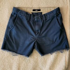 VANS Light Blue Khaki Shorts Size 30